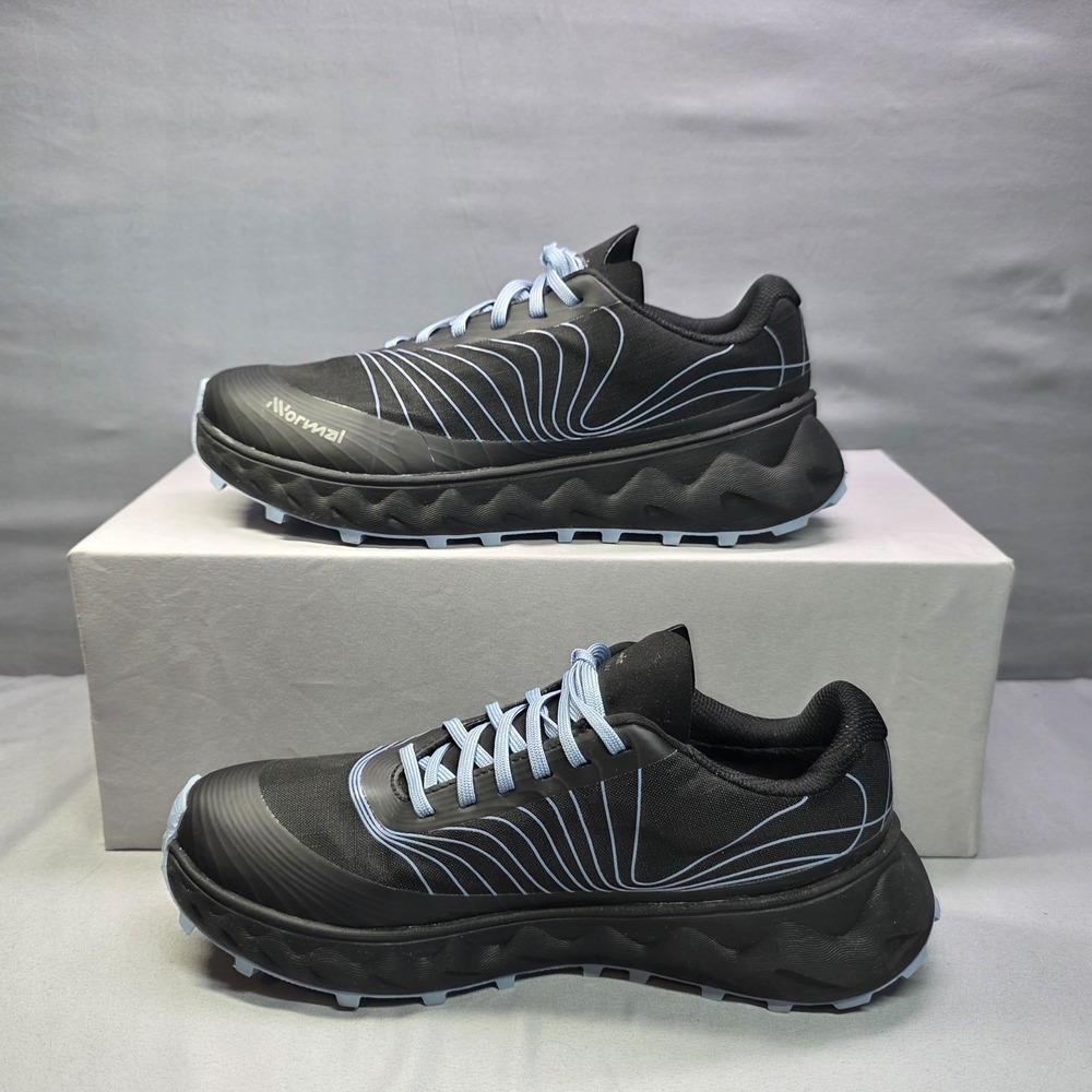 Nnormal Tomir 2.0 Black Trail Running Shoes Mens 6.5 Womens 7.5 - Picture 2 of 16